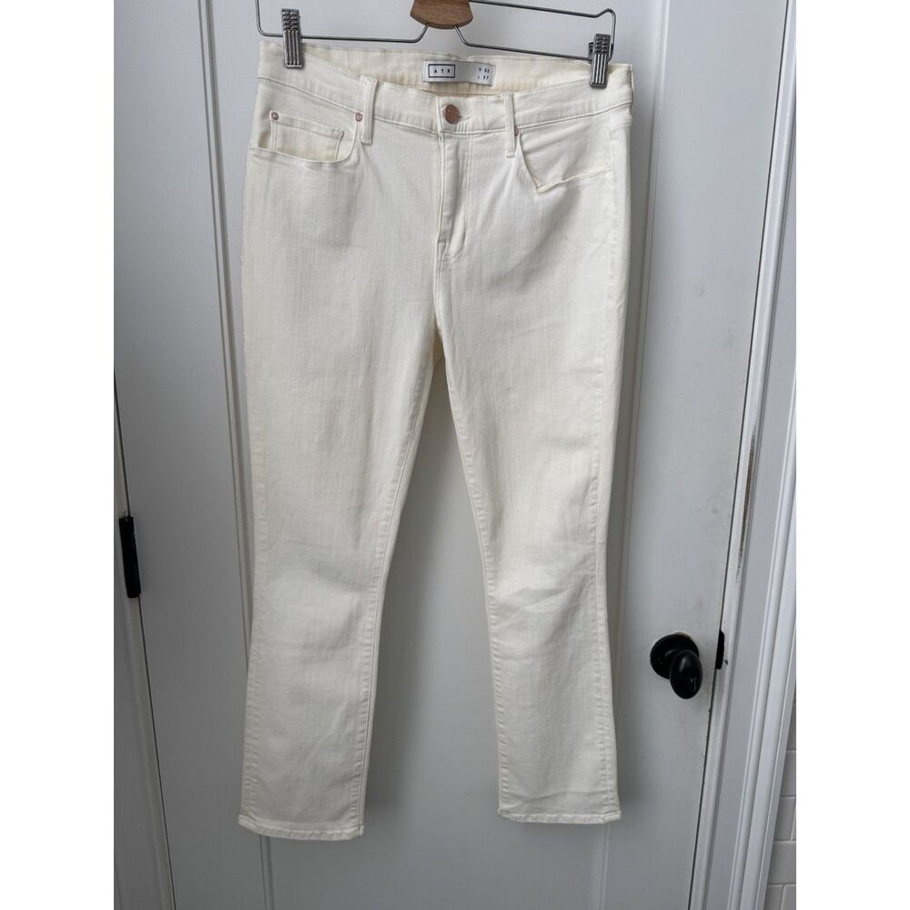 AYR White "Ciggy" Jeans
